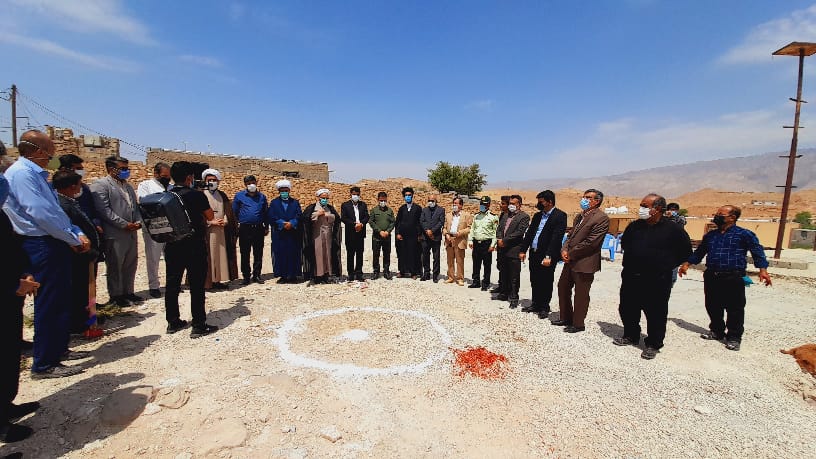 شبستان جدید بنای تاریخی امام‌زاده بابا احمد (ع) بهمئی کلنگ زنی شد